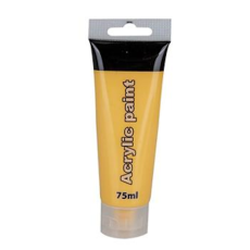 Pastel Orange Acrylic Paint Tube 75ml - Orange
